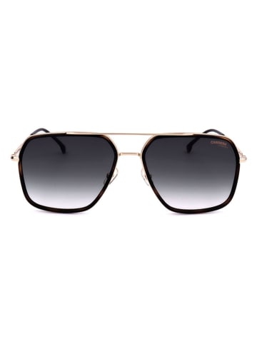 Carrera Herren-Sonnenbrille in Schwarz-Gold/ Dunkelblau