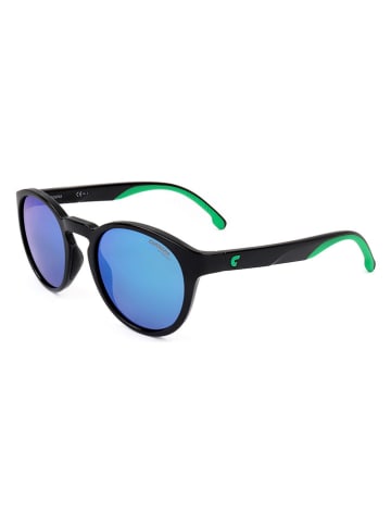 Carrera Męskie okulary przeciwsłoneczne w kolorze czarno-niebieskim
