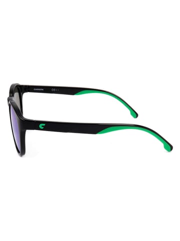 Carrera Męskie okulary przeciwsłoneczne w kolorze czarno-niebieskim