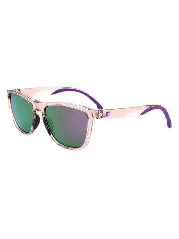 Carrera Okulary przeciwsłoneczne unisex w kolorze beżowo-fioletowym