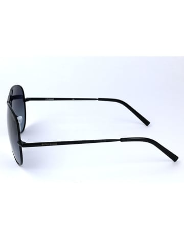 Polaroid Okulary przeciwsłoneczne unisex w kolorze granatowo-czarnym