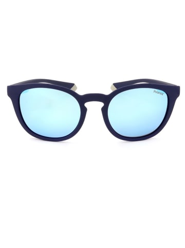 Polaroid Herren-Sonnenbrille in Dunkelblau/ Hellblau