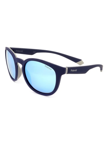Polaroid Herren-Sonnenbrille in Dunkelblau/ Hellblau