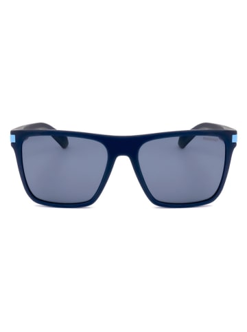 Polaroid Unisex-Sonnenbrille in Dunkelblau