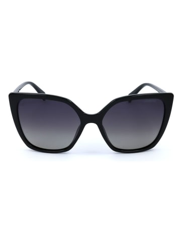 Polaroid Damskie okulary przeciwsłoneczne w kolorze czarno-granatowym