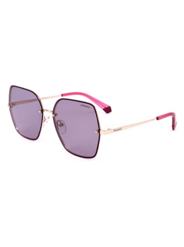 Polaroid Damen-Sonnenbrille in Gold/ Lila