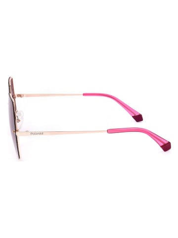 Polaroid Damskie okulary przeciwsłoneczne w kolorze złoto-fioletowym