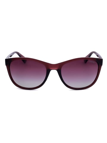 Polaroid Damskie okulary przeciwsłoneczne w kolorze bordowo-fioletowym