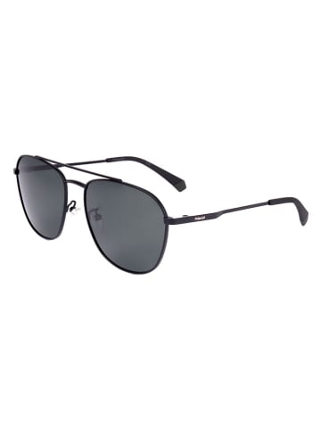 Polaroid Herren-Sonnenbrille in Schwarz/ Grau