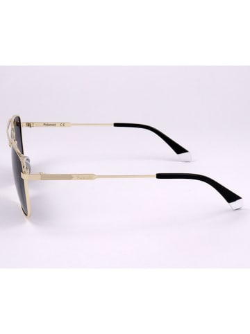 Polaroid Herren-Sonnenbrille in Gold/ Dunkelblau