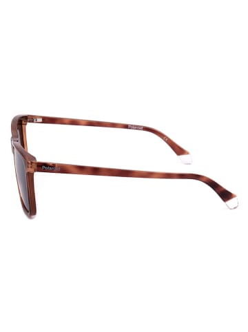Polaroid Herren-Sonnenbrille in Hellbraun/ Schwarz