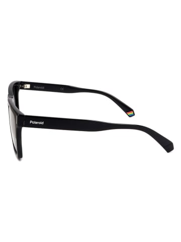 Polaroid Męskie okulary przeciwsłoneczne w kolorze czarnym