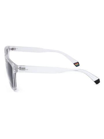 Polaroid Męskie okulary przeciwsłoneczne w kolorze biało-granatowym