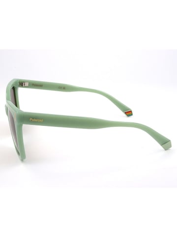 Polaroid Damen-Sonnenbrille in Grün/ Hellbraun
