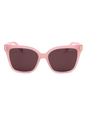 Polaroid Damen-Sonnenbrille in Rosa/ Braun