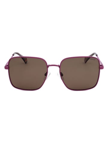 Polaroid Damen-Sonnenbrille in Lila/ Braun