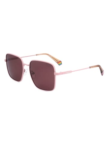 Polaroid Damen-Sonnenbrille in Rosa/ Braun