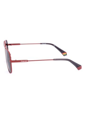 Polaroid Unisekszonnebril rood/donkerblauw