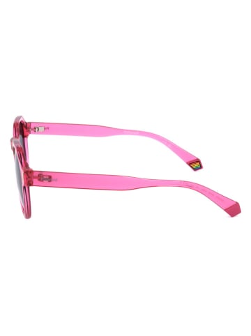 Polaroid Damskie okulary przeciwsłoneczne w kolorze różowo-czarnym