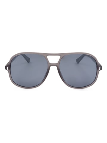 Polaroid Okulary przeciwsłoneczne unisex w kolorze szaro-niebieskim