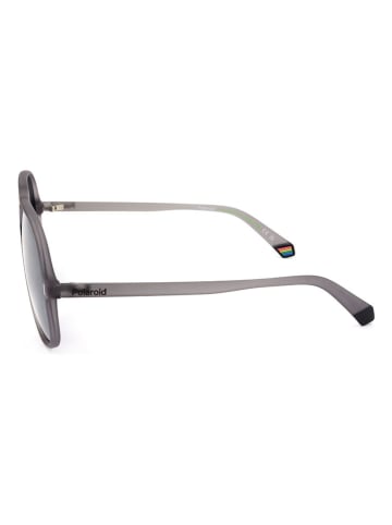 Polaroid Okulary przeciwsłoneczne unisex w kolorze szaro-niebieskim