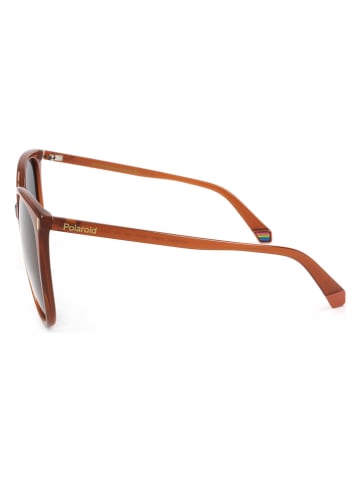 Polaroid Damskie okulary przeciwsłoneczne w kolorze jasnobrązowo-czarnym
