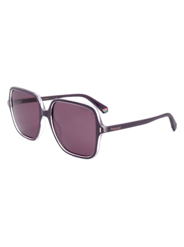 Polaroid Damskie okulary przeciwsłoneczne w kolorze fioletowym