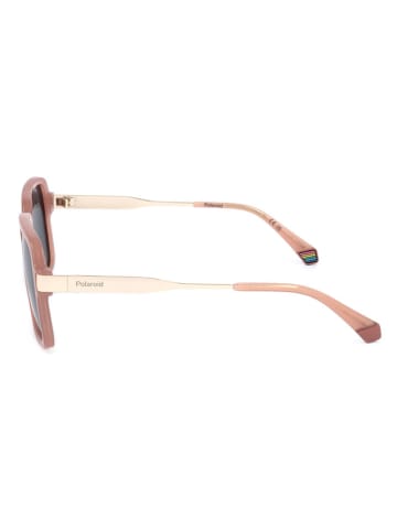 Polaroid Męskie okulary przeciwsłoneczne w kolorze jasnobrązowo-granatowym