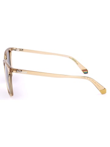Polaroid Damen-Sonnenbrille in Beige/ Grau