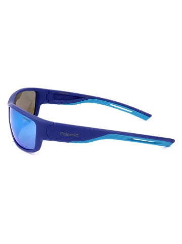 Polaroid Okulary przeciwsłoneczne unisex w kolorze niebiesko-błękitnym