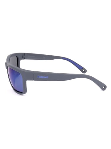 Polaroid Herren-Sonnenbrille in Grau/ Blau
