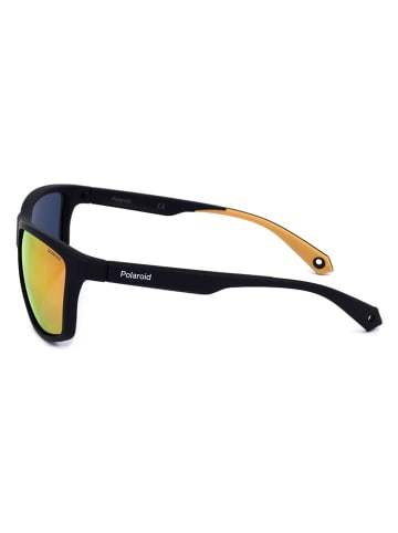 Polaroid Herren-Sonnenbrille in Schwarz/ Orange