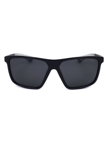 Polaroid Męskie okulary przeciwsłoneczne w kolorze czarnym