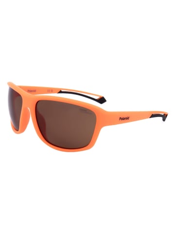 Polaroid Unisex-Sonnenbrille in Orange/ Braun