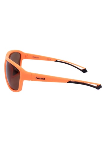 Polaroid Unisex-Sonnenbrille in Orange/ Braun