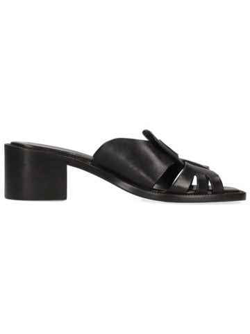 MELVIN & HAMILTON Leren slippers "Charlotta 2" zwart