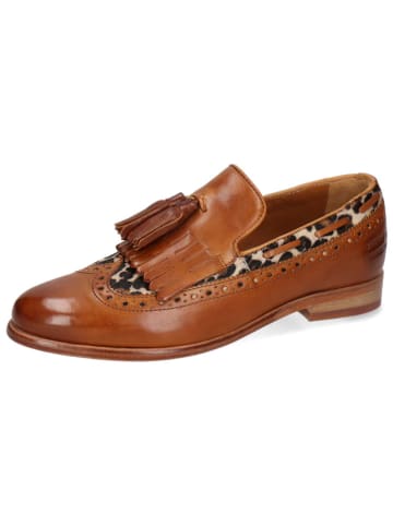 MELVIN & HAMILTON Leren mocassins "Selina 3" lichtbruin
