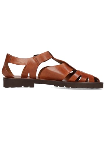 MELVIN & HAMILTON Leren enkelsandalen lichtbruin