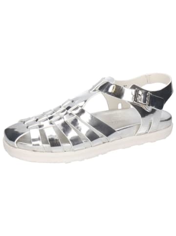 MELVIN & HAMILTON Leren enkelsandalen "Siri 1" zilverkleurig