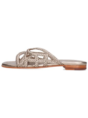 MELVIN & HAMILTON Leder-Pantoletten "Elodie 64" in Gold