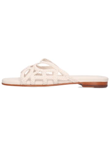 MELVIN & HAMILTON Leren slippers "Elodie 64" crème
