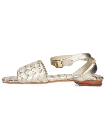 MELVIN & HAMILTON Leder-Sandalen "Sandrine 7" in Gold