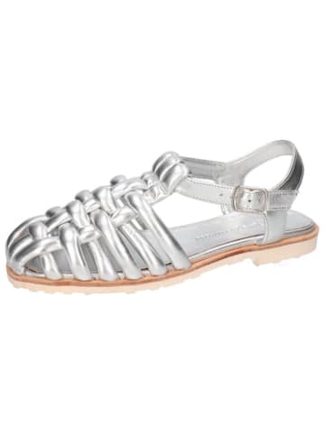 MELVIN & HAMILTON Leren enkelsandalen "Keyla 2" zilverkleurig