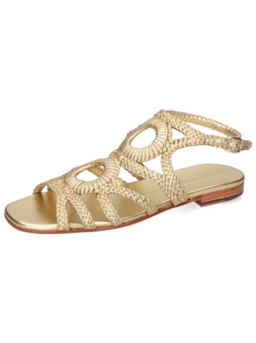 MELVIN & HAMILTON Leren sandalen "Elodie 80" goudkleurig
