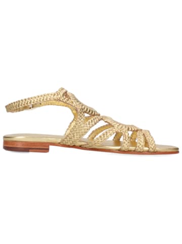 MELVIN & HAMILTON Leren sandalen "Elodie 80" goudkleurig
