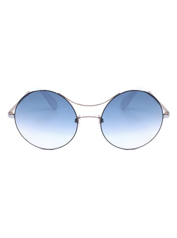 adidas Damen-Sonnenbrille in Silber/ Hellblau