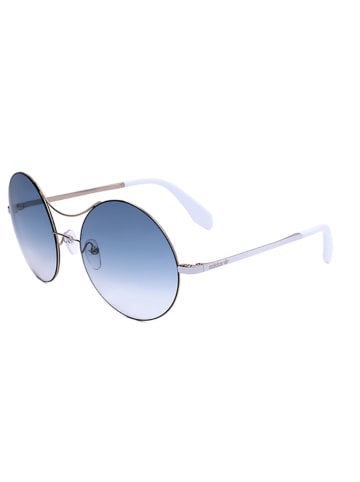 adidas Damskie okulary przeciwsłoneczne w kolorze srebrno-błękitnym