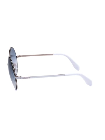 adidas Damskie okulary przeciwsłoneczne w kolorze srebrno-błękitnym