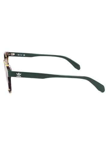 adidas Herren-Sonnenbrille in Braun/ Grün/ Grau