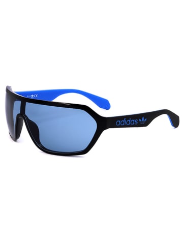 adidas Okulary przeciwsłoneczne unisex w kolorze czarno-niebieskim